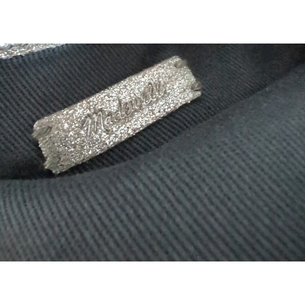 Madewell Purse Metallic Sand Simple Circle‎ Crossbody Bag Preppy Party - Picture 4 of 5